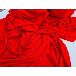 Lycra Soft Uni rosie-1m