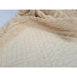 Tulle Volume Plus creponat bej-1m