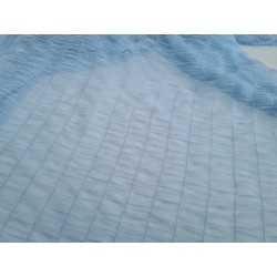Tulle Volume Plus  creponat bleu-1m