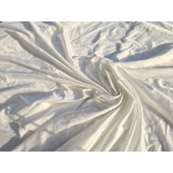 Lycra Deluxe Elastica alba-1m