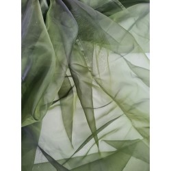 Organza verde inchis-1m