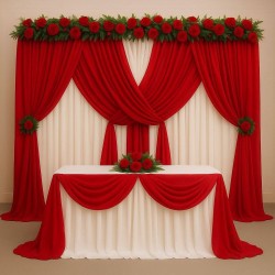 Milaneză Premium Texture rosie-1m