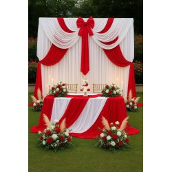 Milaneză Premium Texture rosie-1m