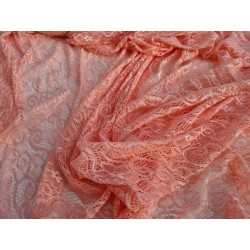 Dantelă Luxury Bloom elastica roz-frez -1m